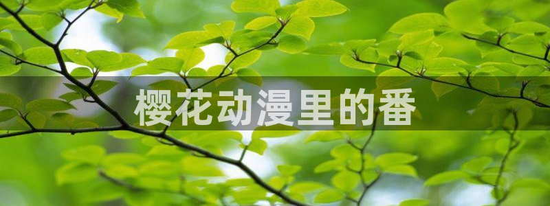 age动漫下载：樱花动漫里的番